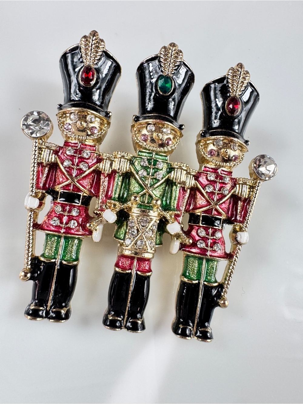 Napier Christmas Nutcracker Brooch
